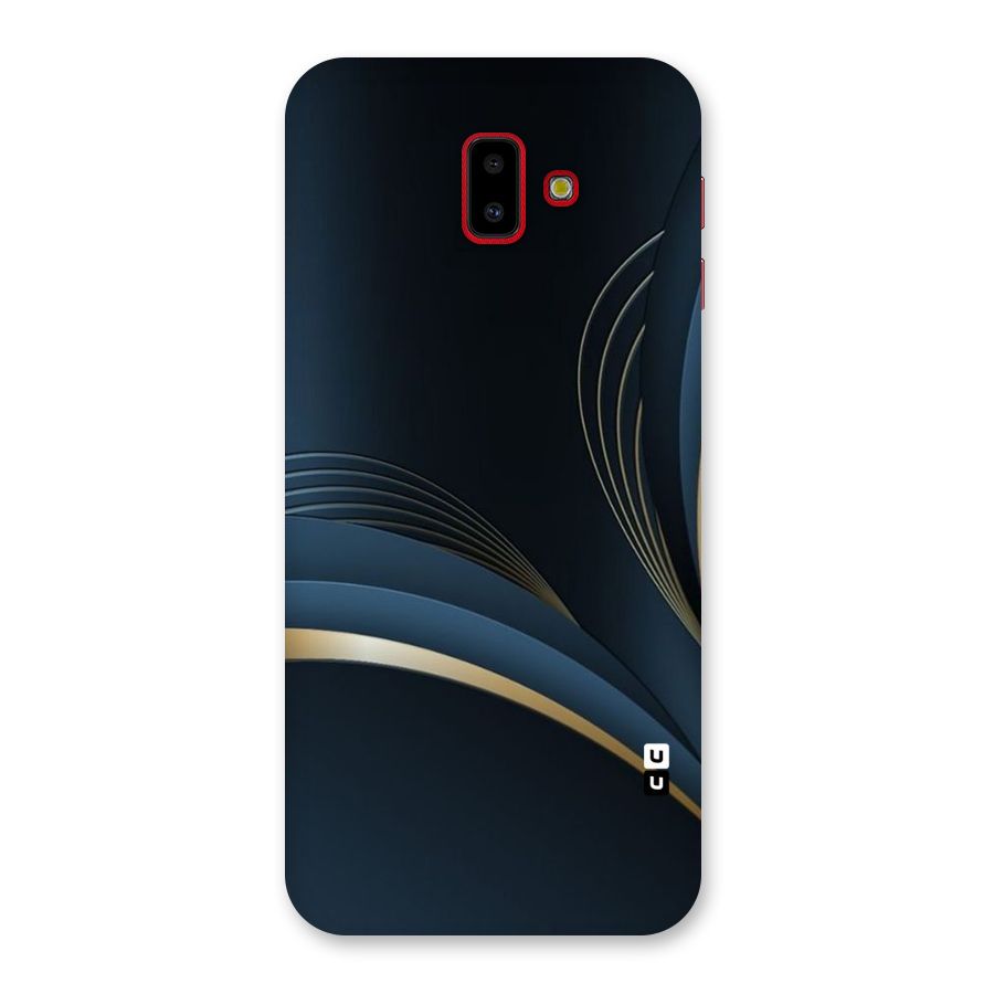 Gold Blue Beauty Back Case for Galaxy J6 Plus