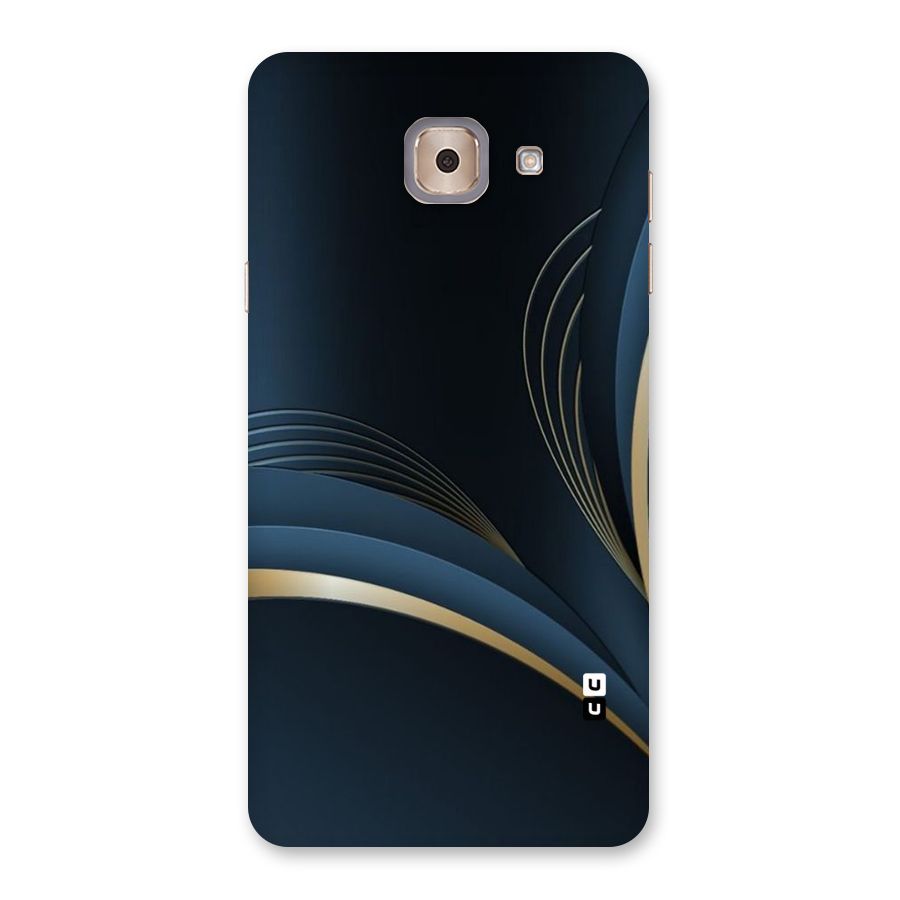 Gold Blue Beauty Back Case for Galaxy J7 Max