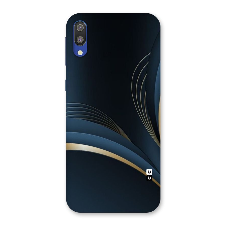 Gold Blue Beauty Back Case for Galaxy M10