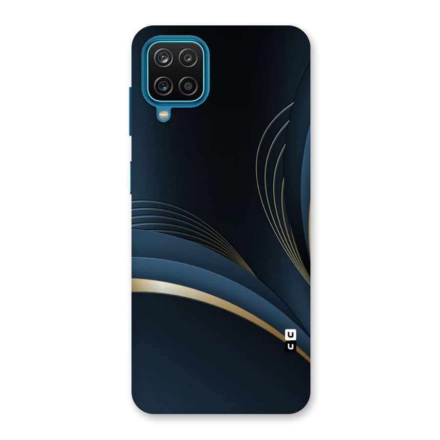 Gold Blue Beauty Back Case for Galaxy M12