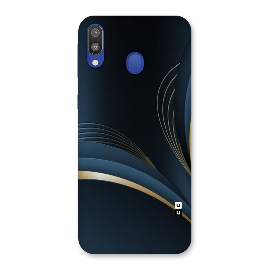 Gold Blue Beauty Back Case for Galaxy M20