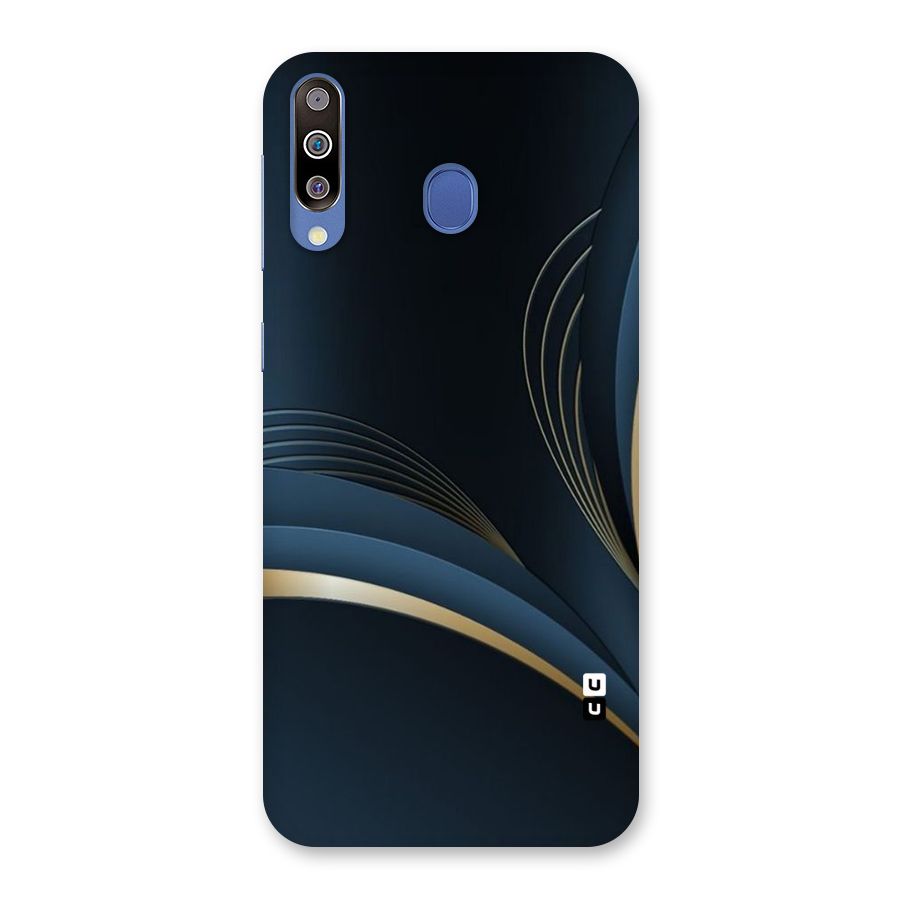 Gold Blue Beauty Back Case for Galaxy M30