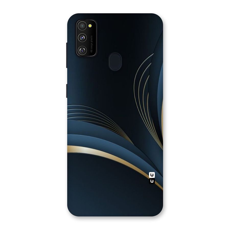 Gold Blue Beauty Back Case for Galaxy M30s