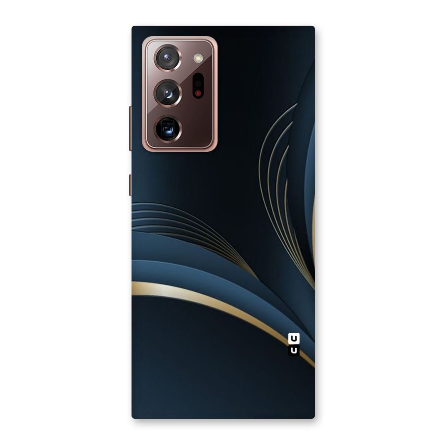 Gold Blue Beauty Back Case for Galaxy Note 20 Ultra