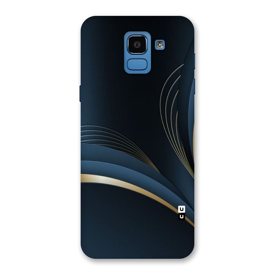Gold Blue Beauty Back Case for Galaxy On6