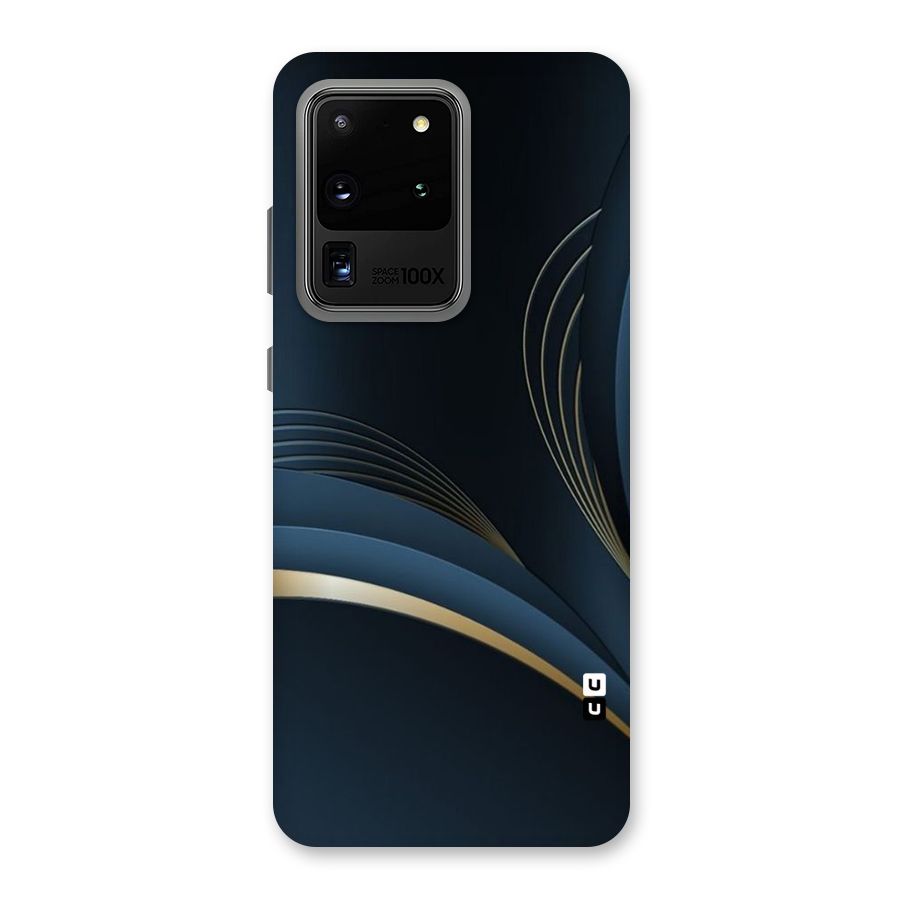 Gold Blue Beauty Back Case for Galaxy S20 Ultra