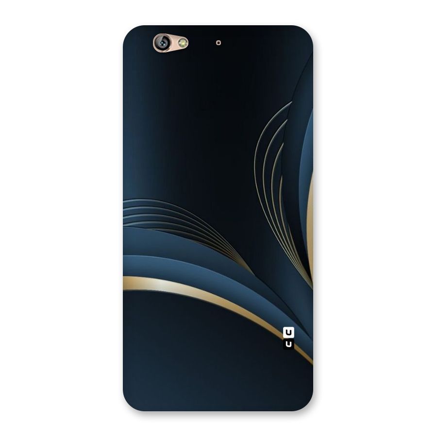 Gold Blue Beauty Back Case for Gionee S6