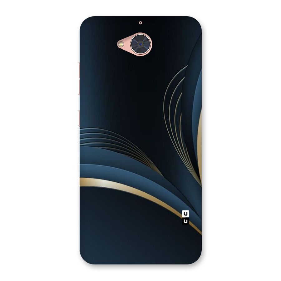 Gold Blue Beauty Back Case for Gionee S6 Pro