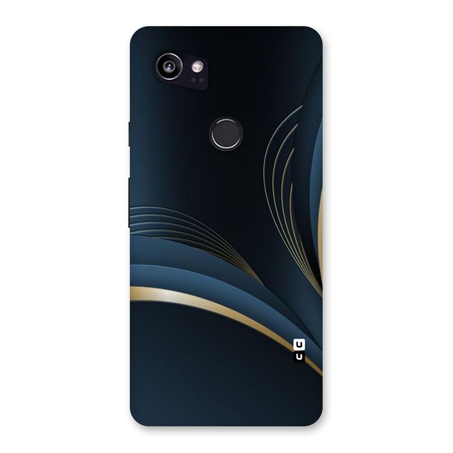 Gold Blue Beauty Back Case for Google Pixel 2 XL