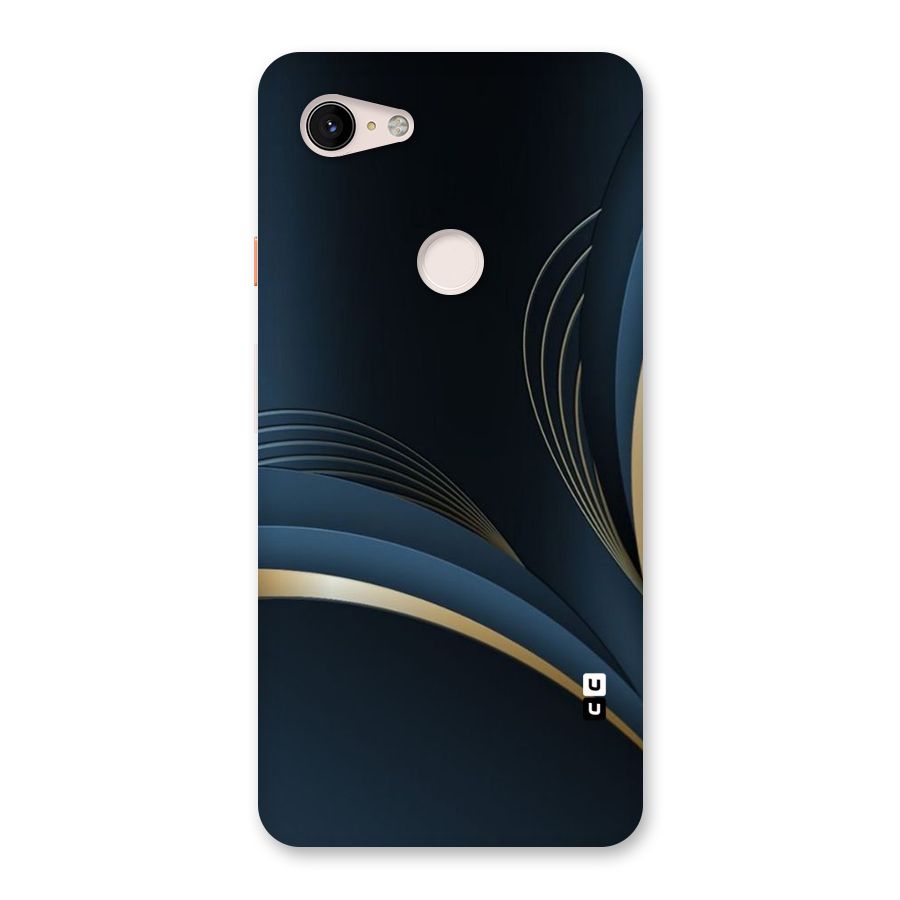 Gold Blue Beauty Back Case for Google Pixel 3 XL