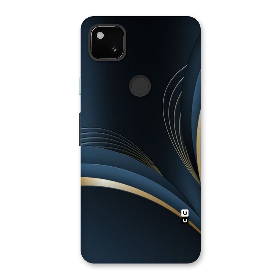 Gold Blue Beauty Back Case for Google Pixel 4a