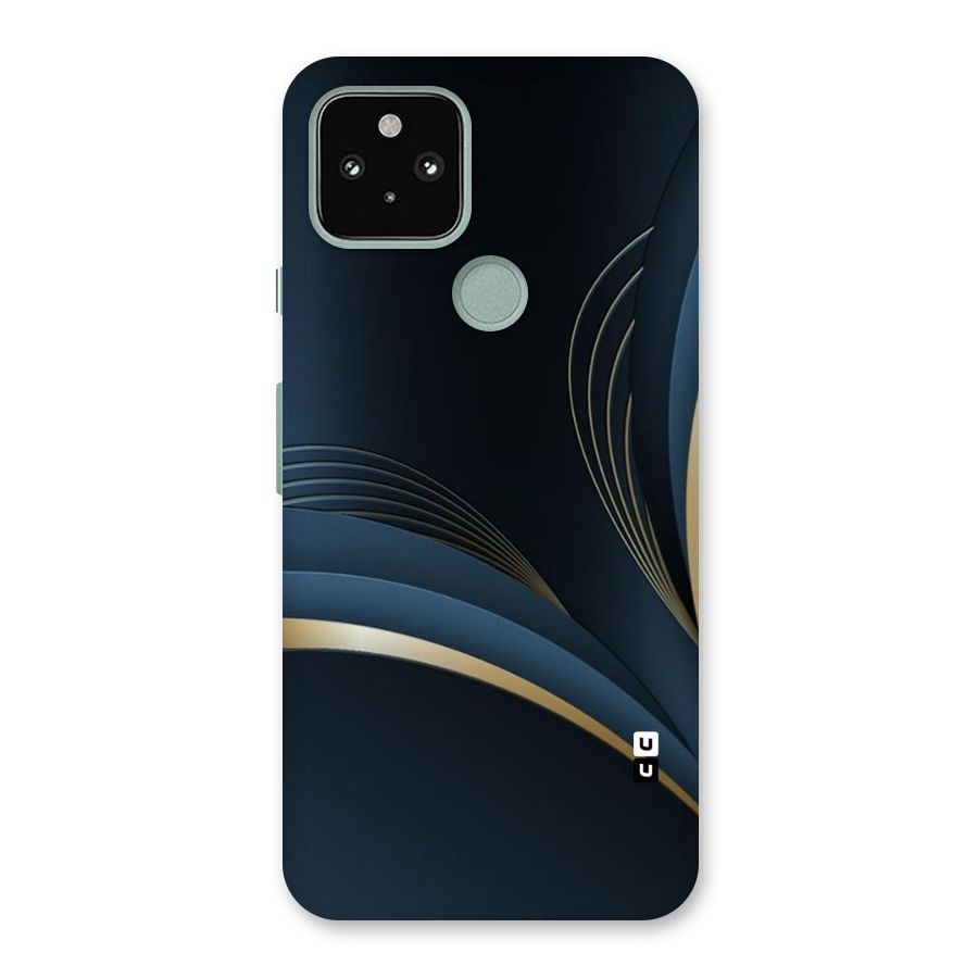 Gold Blue Beauty Back Case for Google Pixel 5