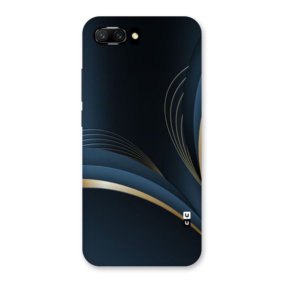 Gold Blue Beauty Back Case for Honor 10