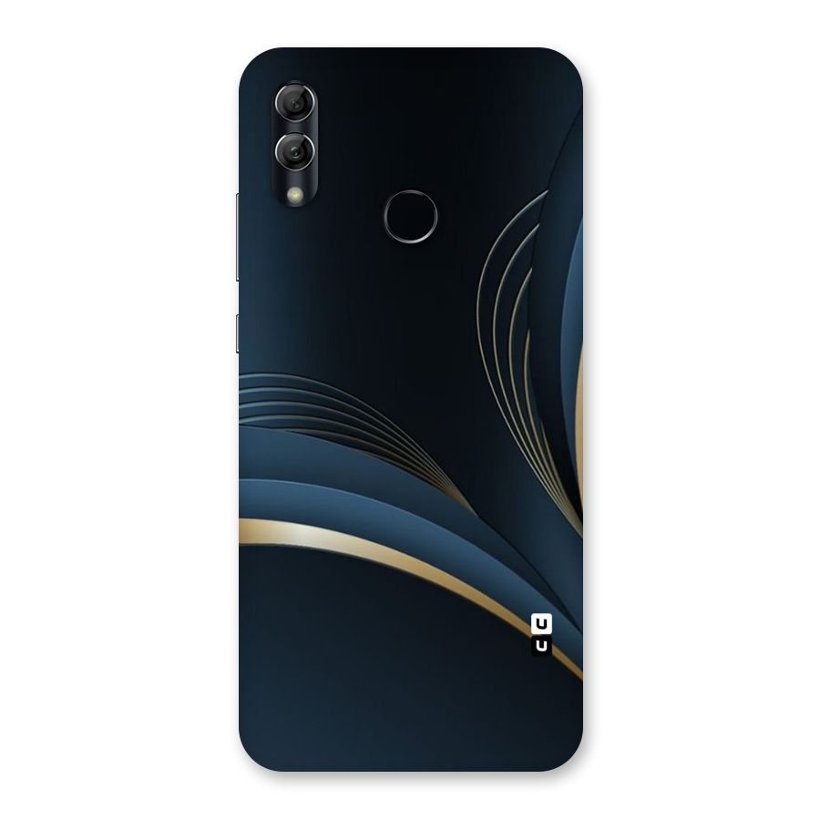 Gold Blue Beauty Back Case for Honor 10 Lite