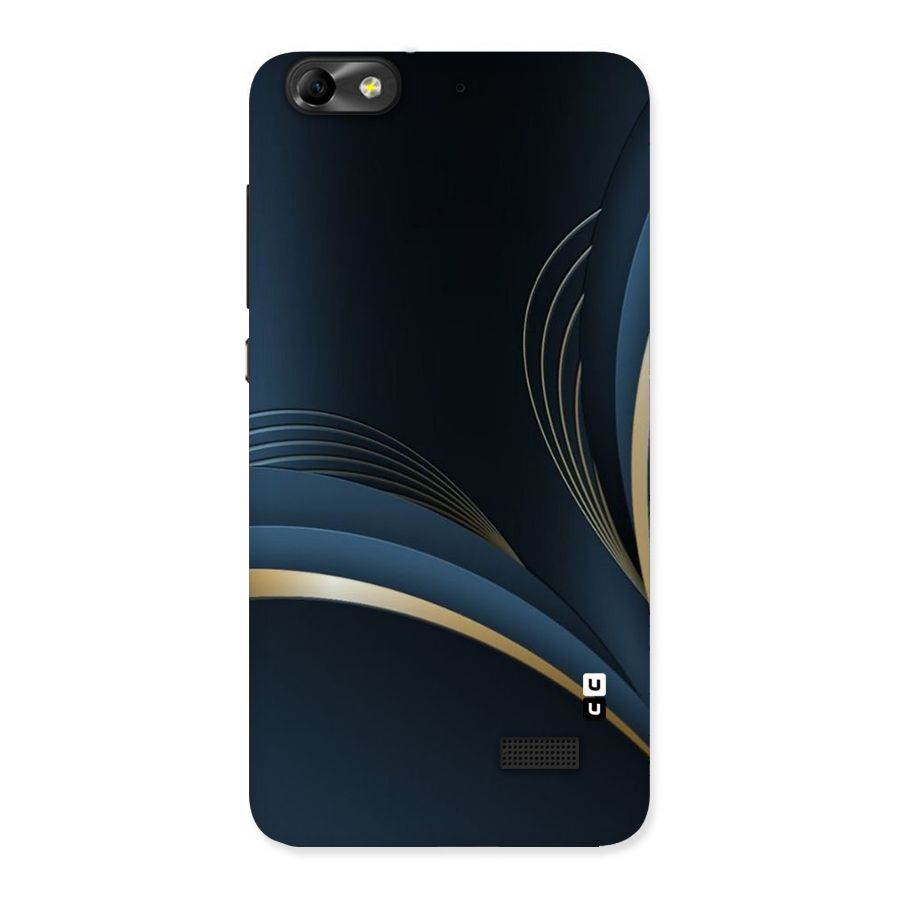 Gold Blue Beauty Back Case for Honor 4C