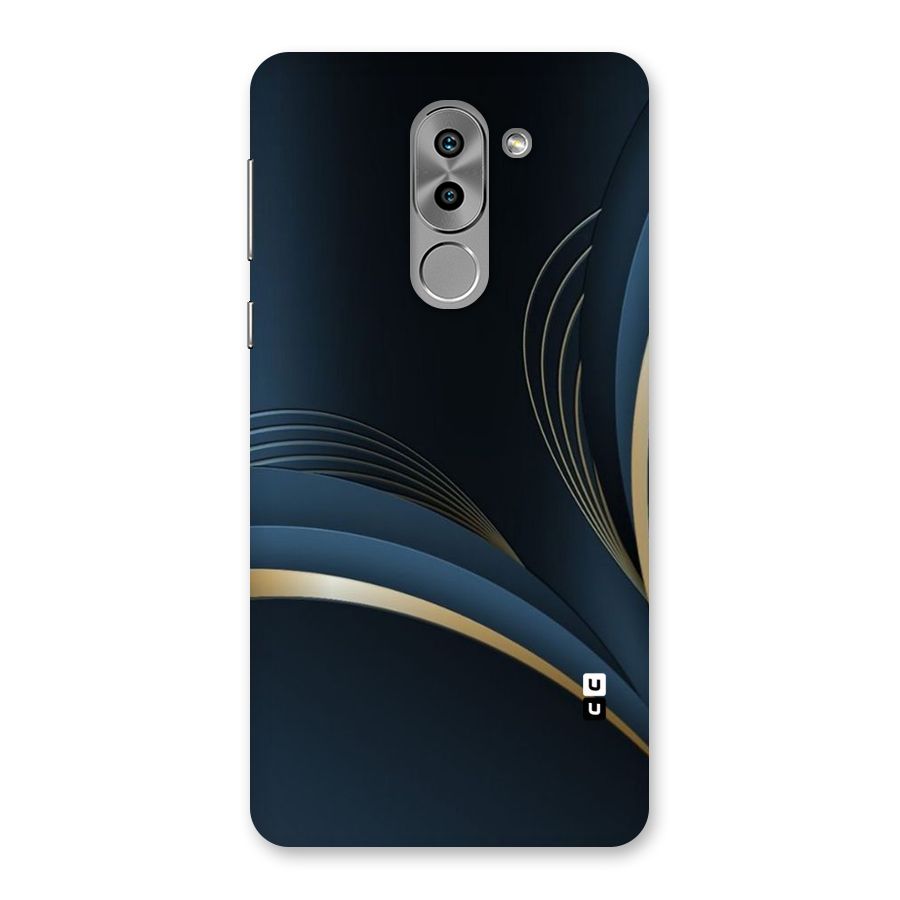Gold Blue Beauty Back Case for Honor 6X