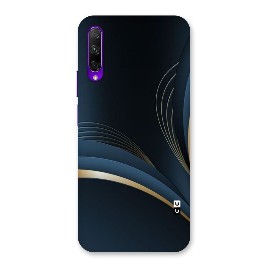 Gold Blue Beauty Back Case for Honor 9X Pro