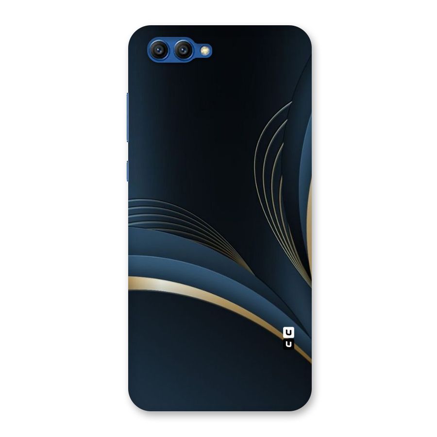 Gold Blue Beauty Back Case for Honor View 10