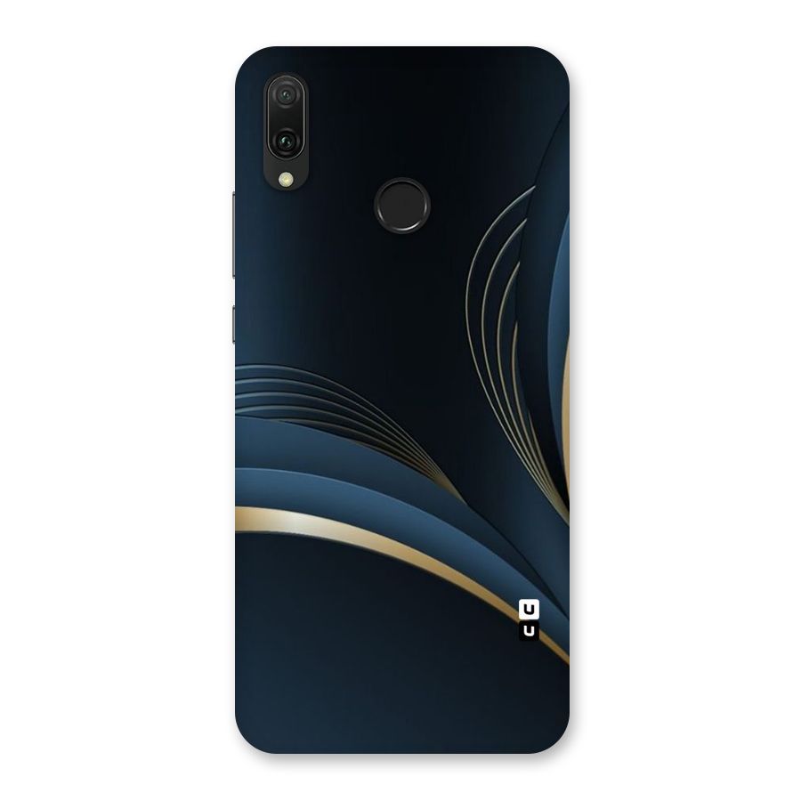 Gold Blue Beauty Back Case for Huawei Y9 (2019)