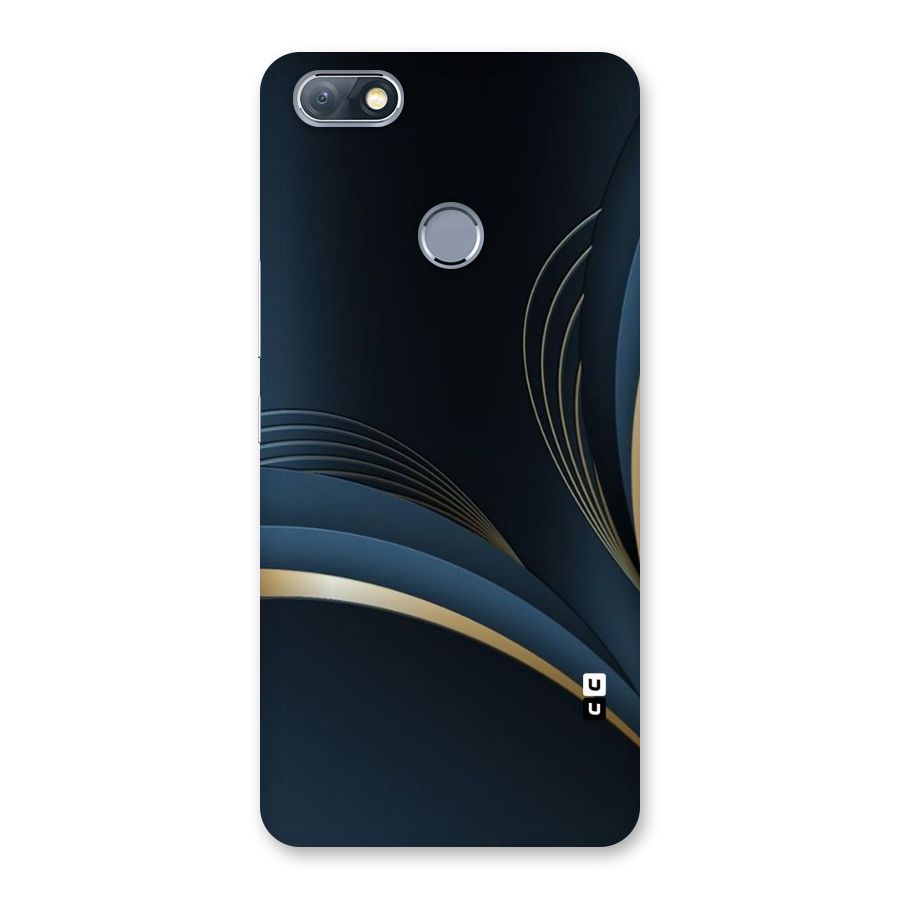 Gold Blue Beauty Back Case for Infinix Note 5