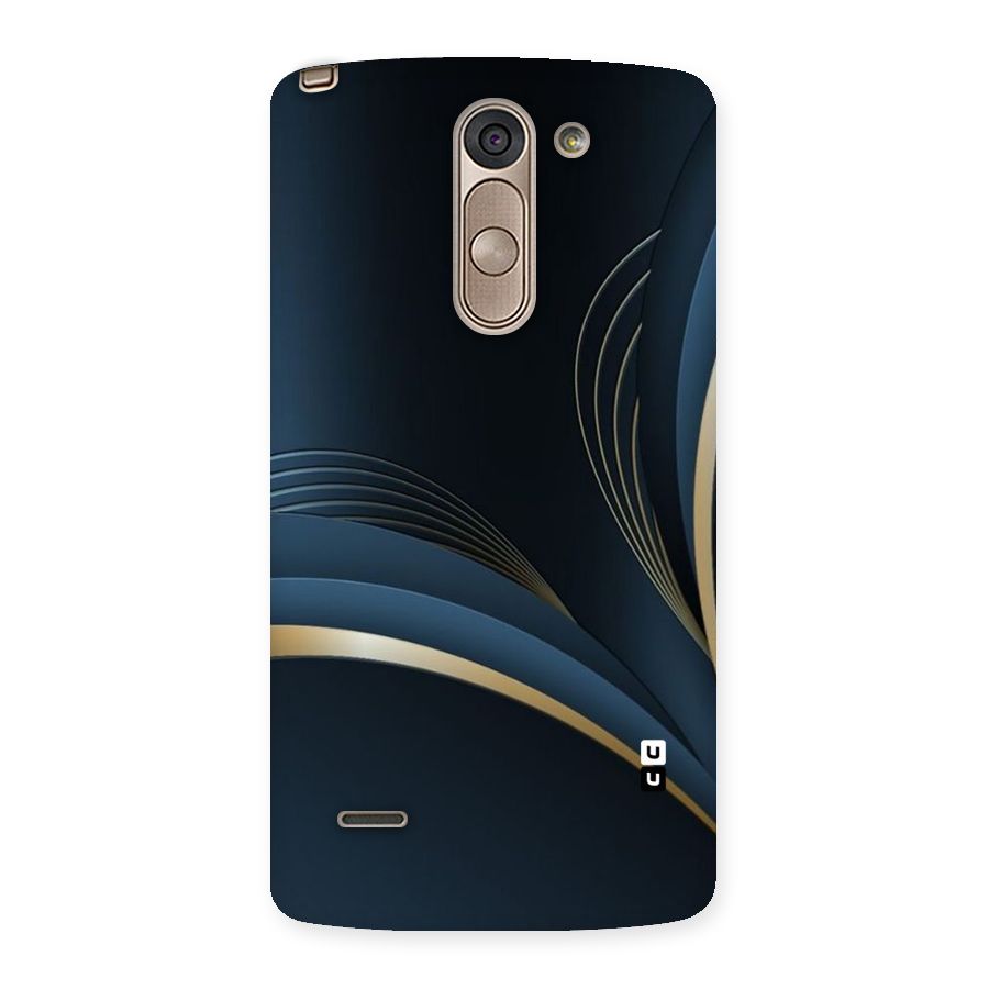 Gold Blue Beauty Back Case for LG G3 Stylus