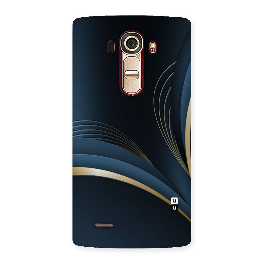 Gold Blue Beauty Back Case for LG G4