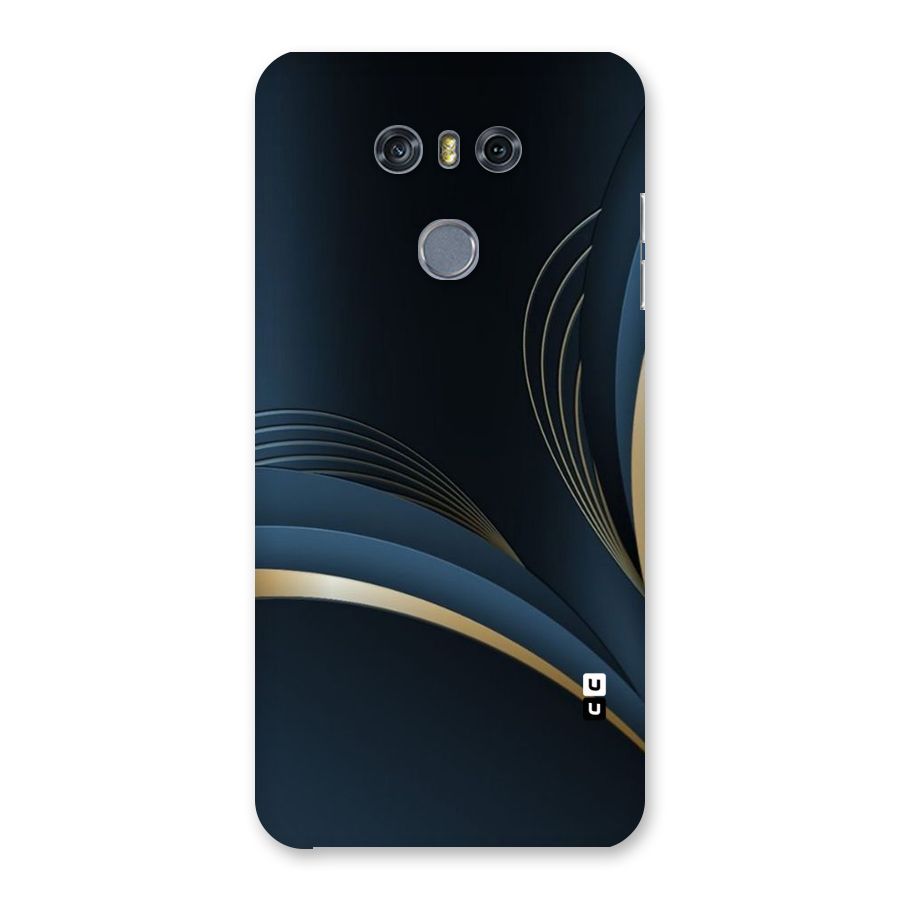 Gold Blue Beauty Back Case for LG G6
