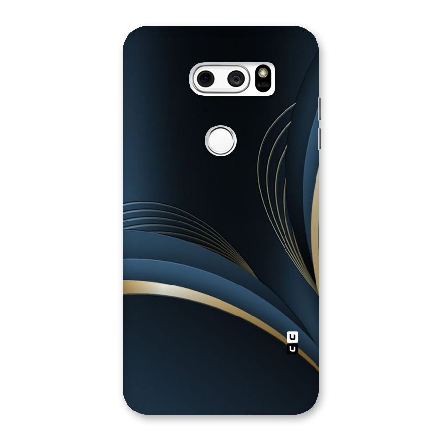 Gold Blue Beauty Back Case for LG V30
