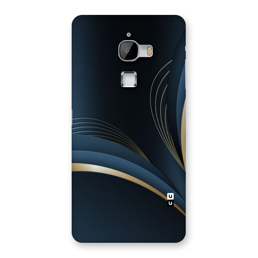 Gold Blue Beauty Back Case for LeTv Le Max