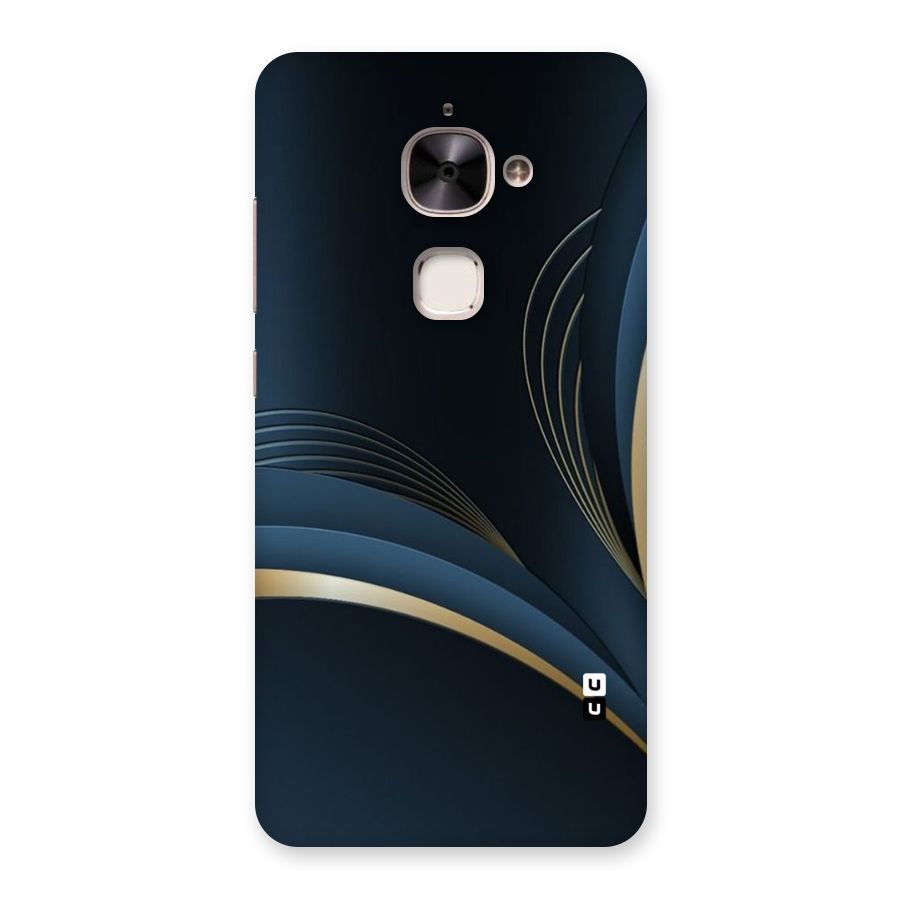 Gold Blue Beauty Back Case for Le 2
