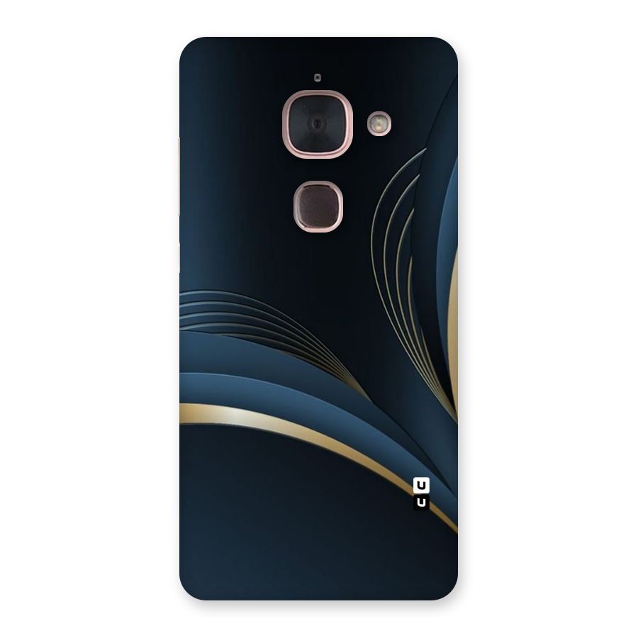 Gold Blue Beauty Back Case for Le Max 2