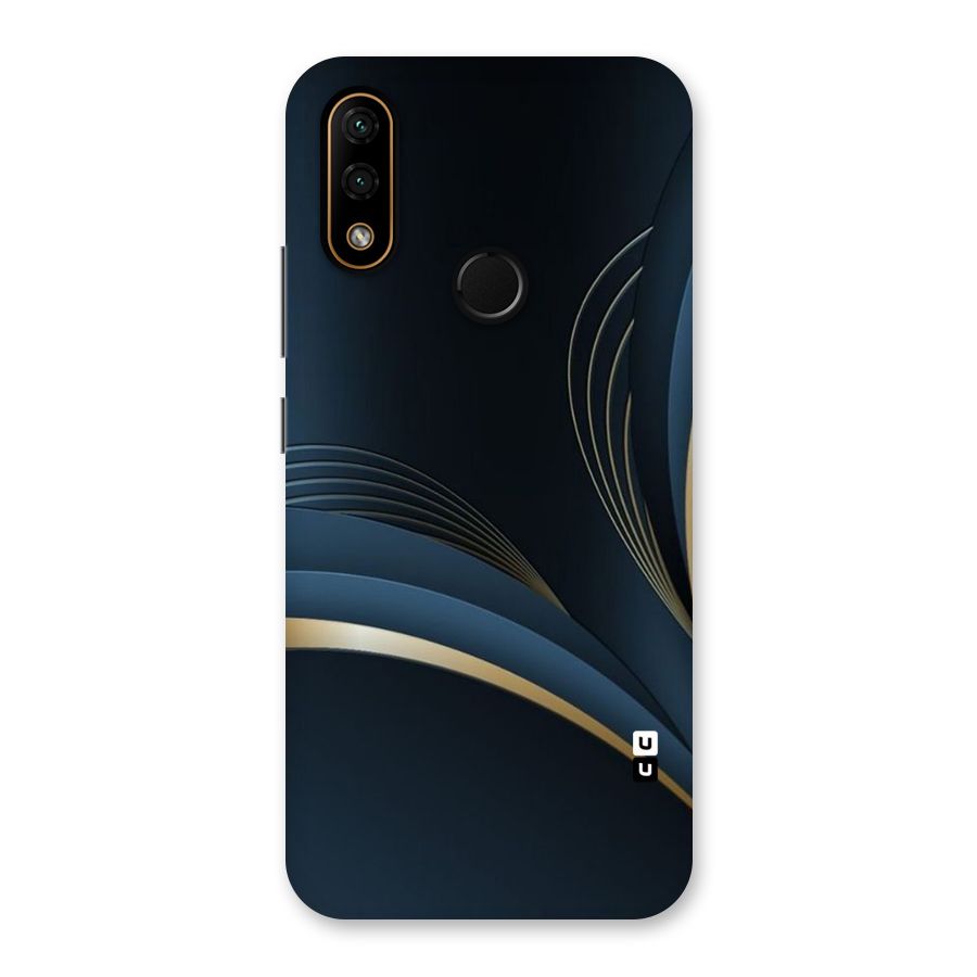 Gold Blue Beauty Back Case for Lenovo A6 Note