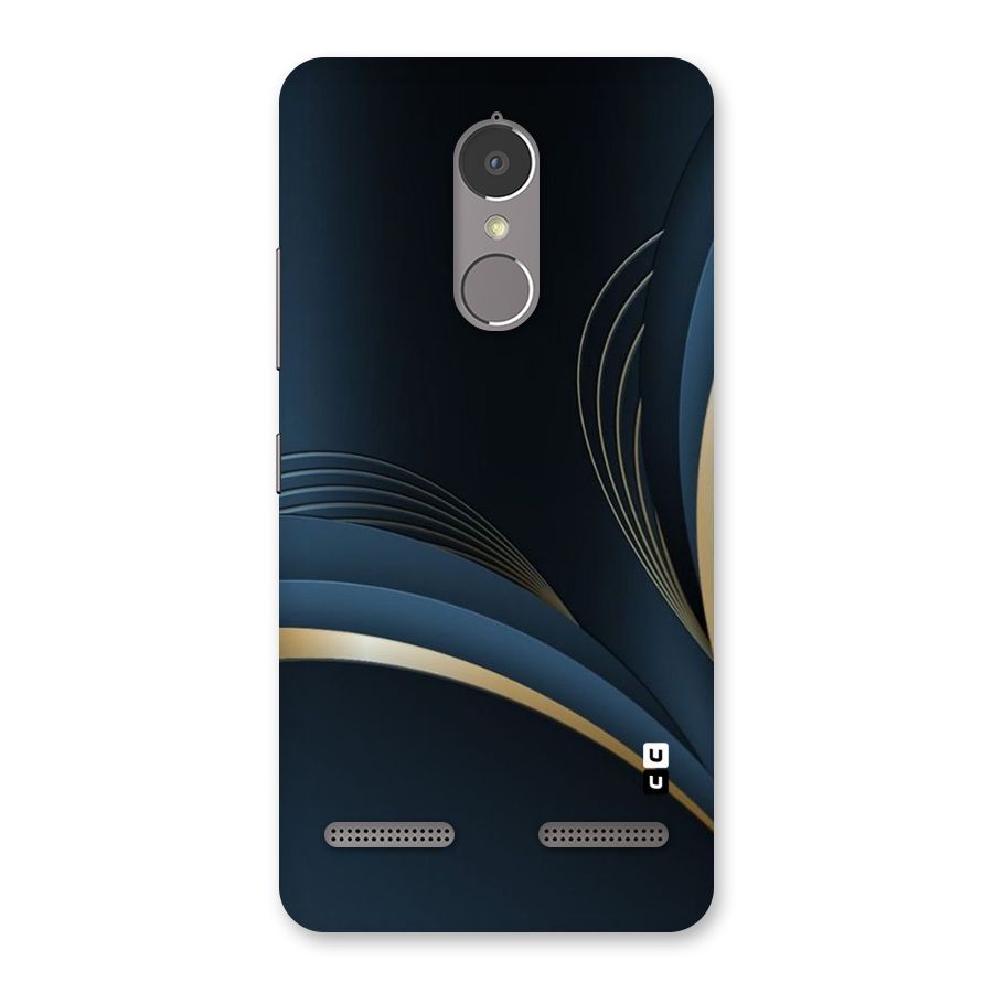 Gold Blue Beauty Back Case for Lenovo K6