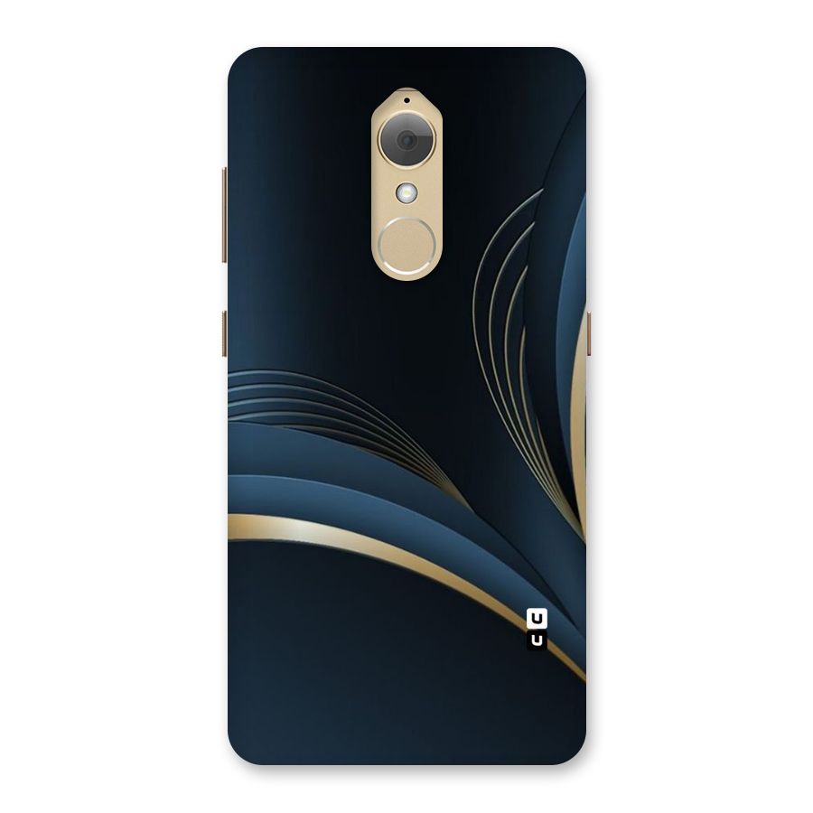 Gold Blue Beauty Back Case for Lenovo K8