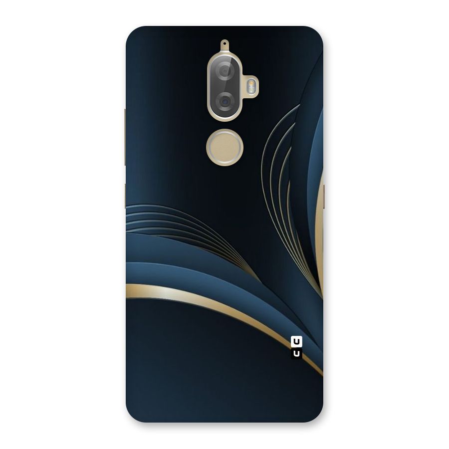 Gold Blue Beauty Back Case for Lenovo K8 Plus