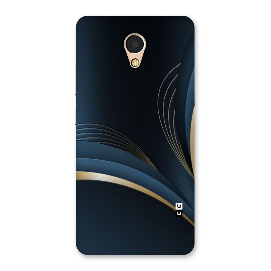 Gold Blue Beauty Back Case for Lenovo P2