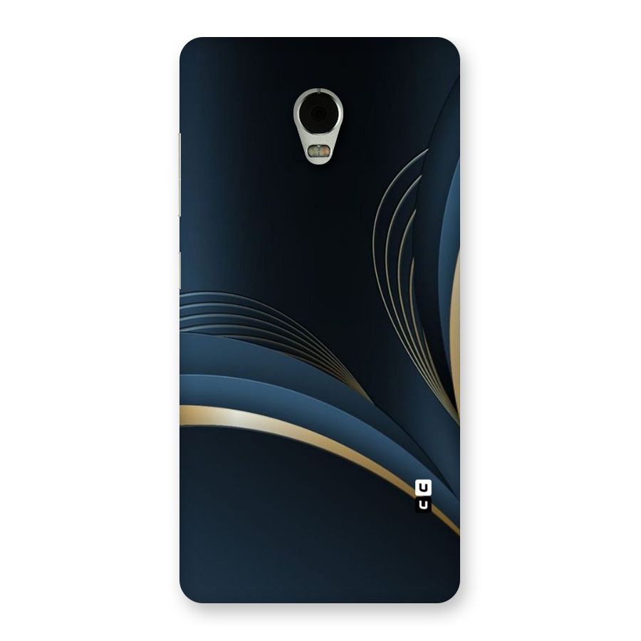Gold Blue Beauty Back Case for Lenovo Vibe P1