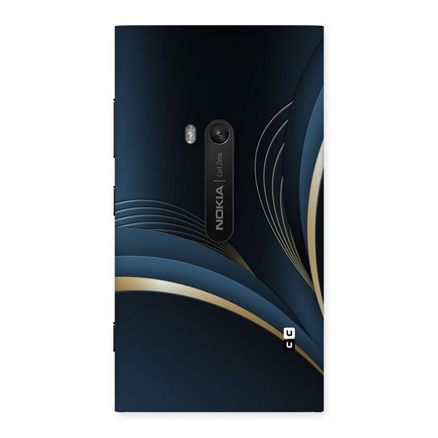 Gold Blue Beauty Back Case for Lumia 920