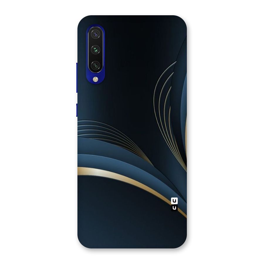 Gold Blue Beauty Back Case for Mi A3