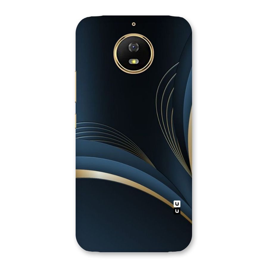 Gold Blue Beauty Back Case for Moto G5s