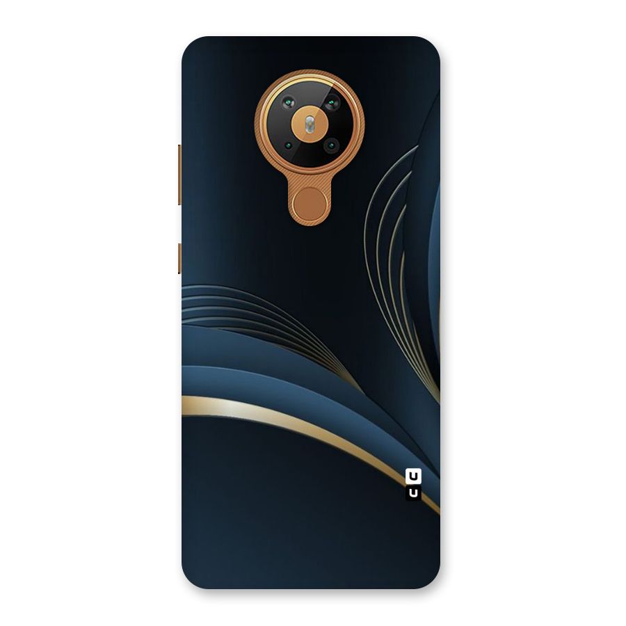 Gold Blue Beauty Back Case for Nokia 5.3