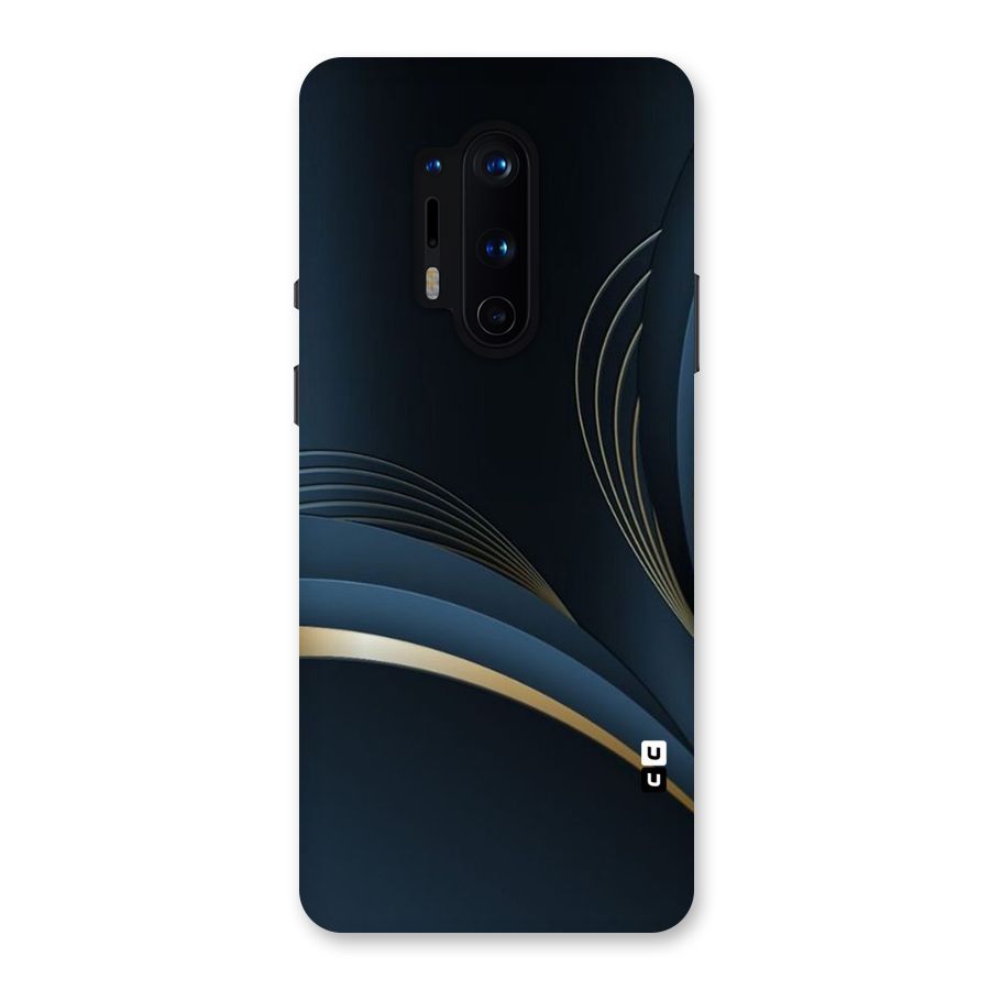 Gold Blue Beauty Back Case for OnePlus 8 Pro