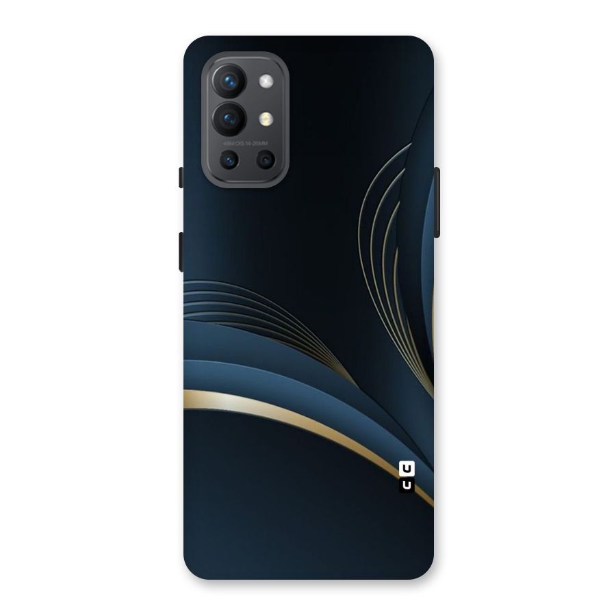 Gold Blue Beauty Back Case for OnePlus 9R