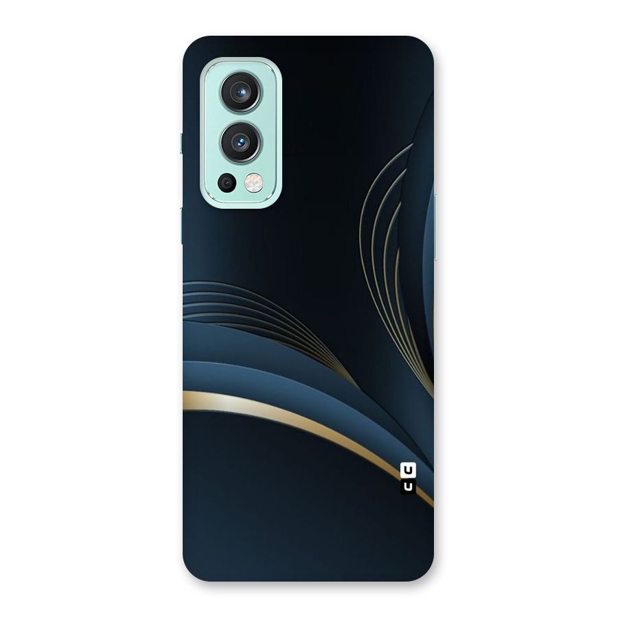 Gold Blue Beauty Back Case for OnePlus Nord 2 5G