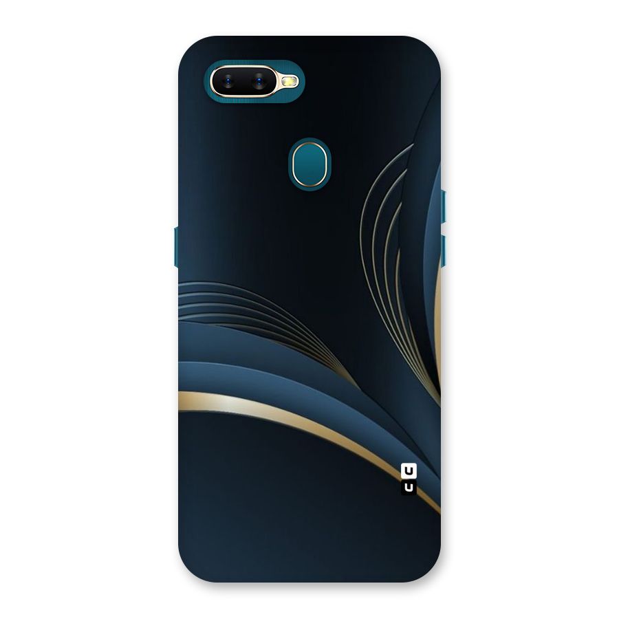 Gold Blue Beauty Back Case for Oppo A11k