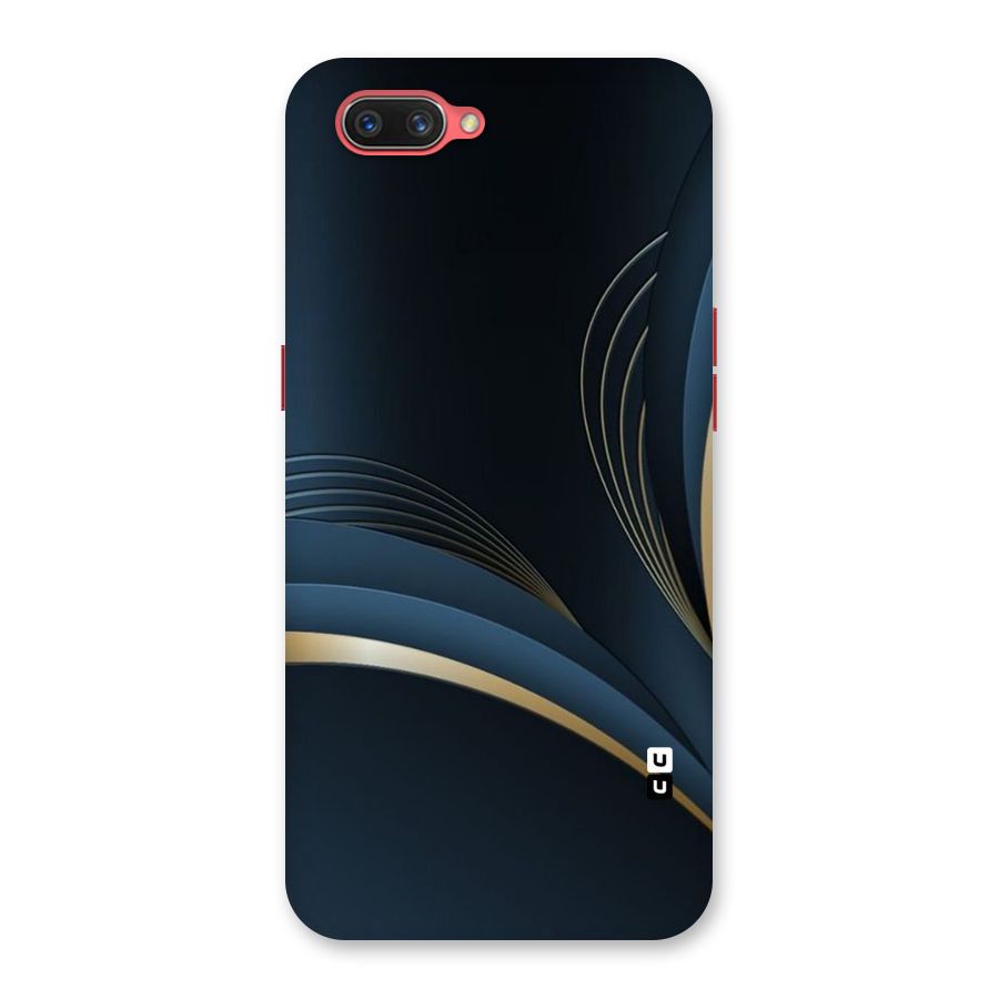 Gold Blue Beauty Back Case for Oppo A3s
