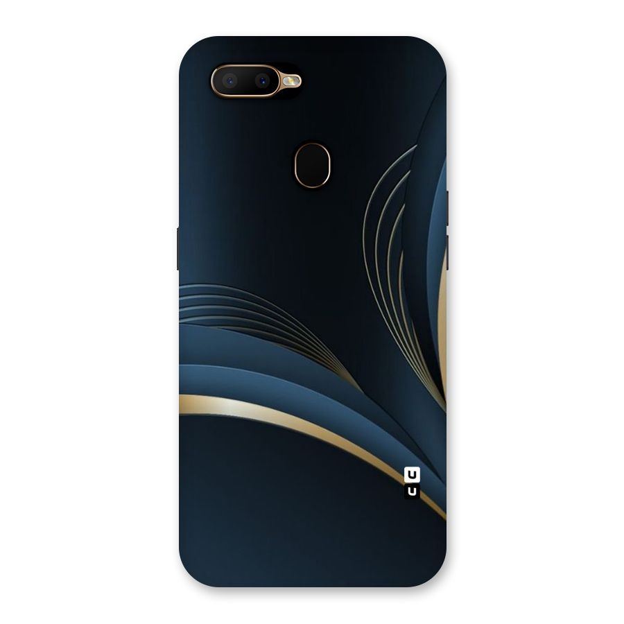 Gold Blue Beauty Back Case for Oppo A5s
