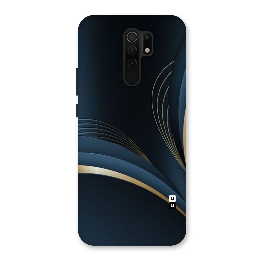 Gold Blue Beauty Back Case for Poco M2