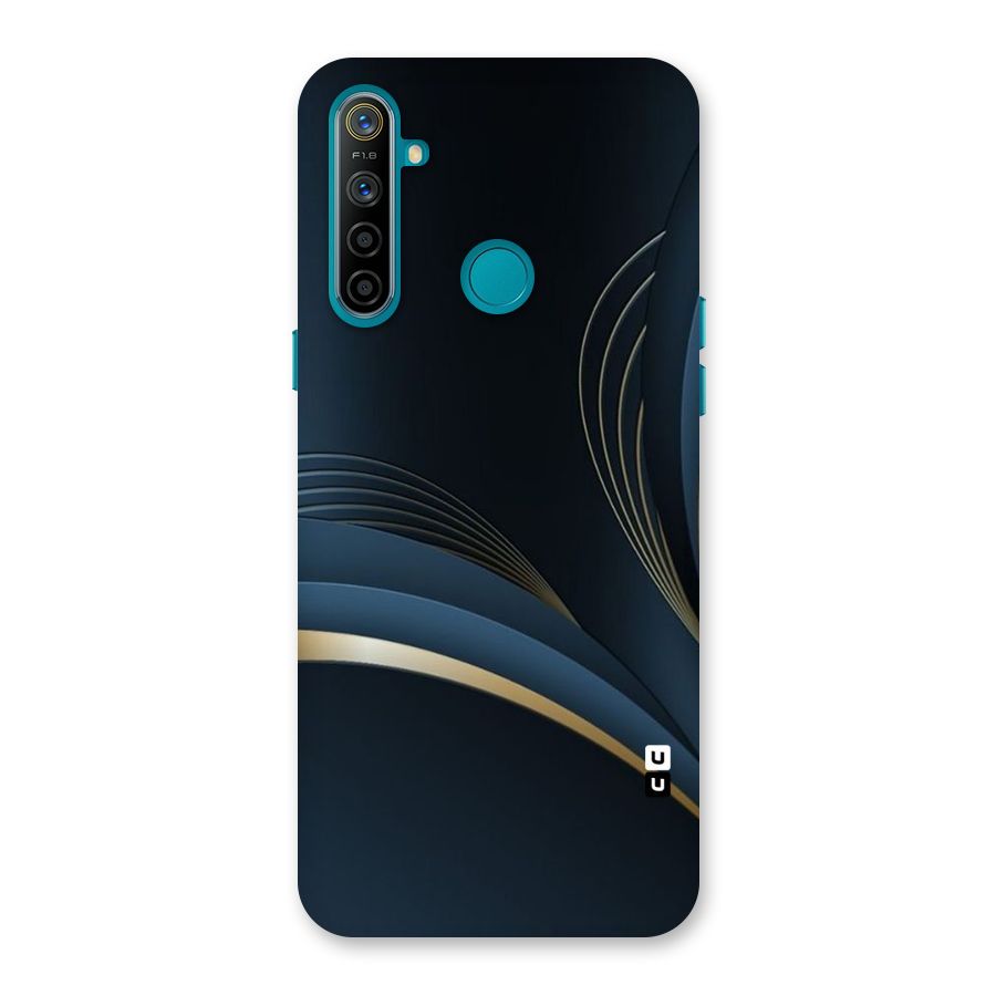 Gold Blue Beauty Back Case for Realme 5i