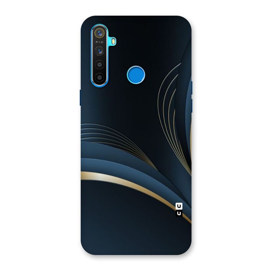 Gold Blue Beauty Back Case for Realme 5s